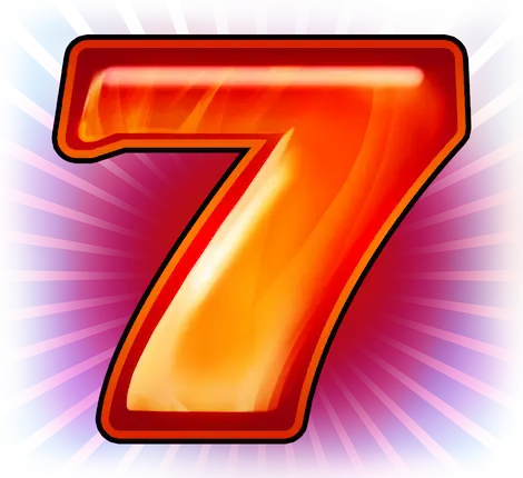 Sevens Fire Symbol Sieben -Jokerstar