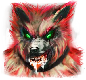 Book of Madness Wolf Symbol