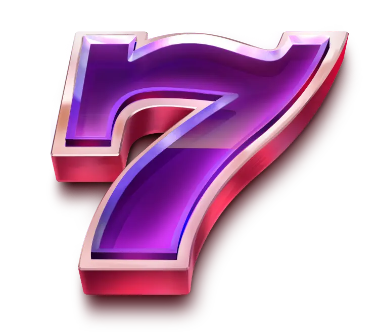 Love Joker Symbol Sieben lila