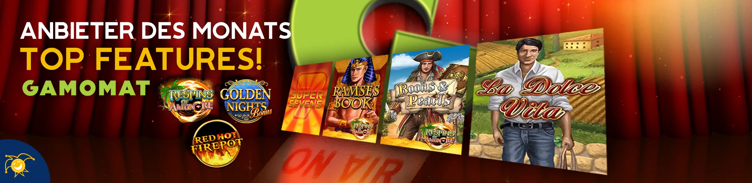 Anbieter des Monats: Gamomat bei Jokerstar